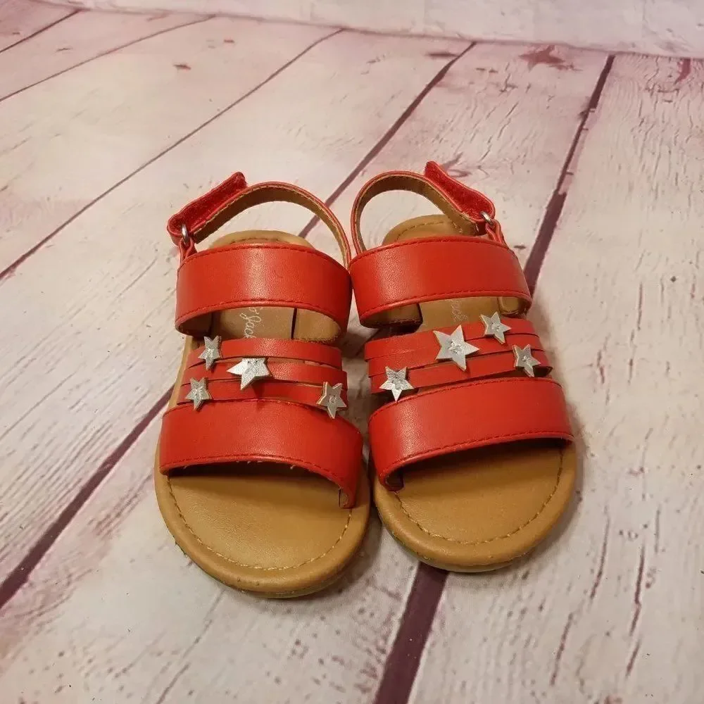 Cat and Jack Patriotic Sandals 5